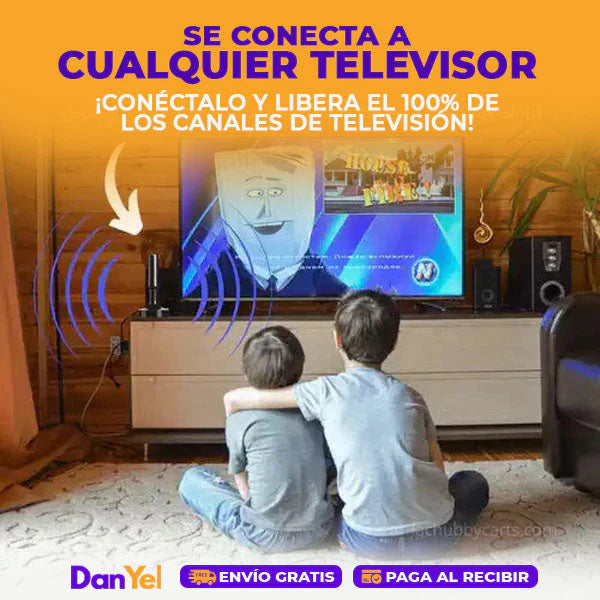 Antena Digital UltraHD 1200+ Canales - Señal HD sin pagar más