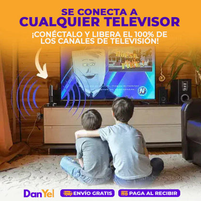 Antena Digital UltraHD 1200+ Canales - Señal HD sin pagar más